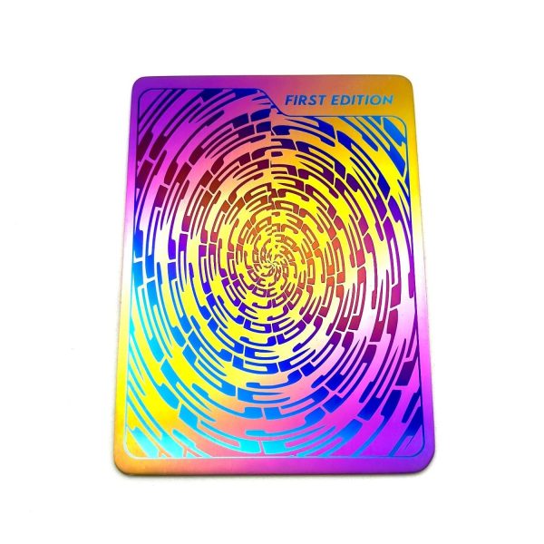 JDC Titanium Custom Trading Cards - Make Your Own Unique Titanium Trading Card! Supply - Image 2