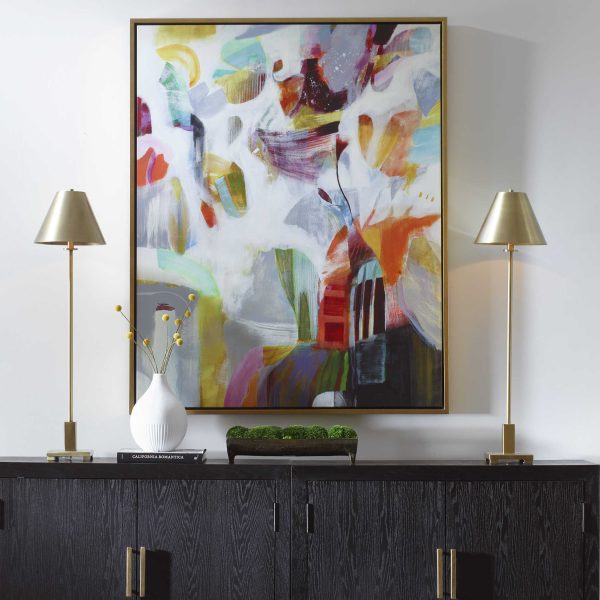RENEWAL  FRAMED CANVAS ART For Sale - Image 3