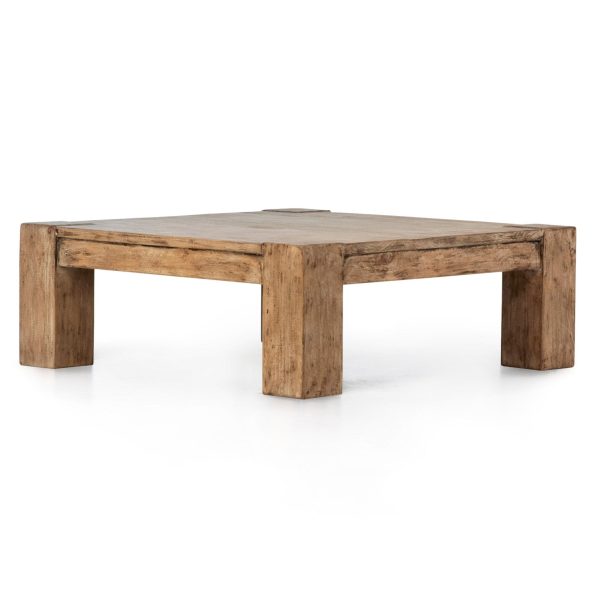 TERRAIN ANTIQUE NATURAL PINE COFFEE TABLE Discount - Image 3