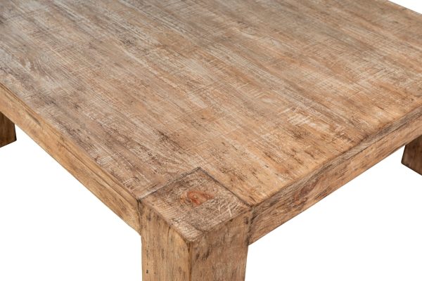 TERRAIN ANTIQUE NATURAL PINE COFFEE TABLE Discount - Image 5