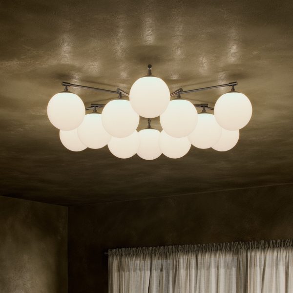 ORION 48 RD OPAL GLASS CHANDELIER Fashion - Image 2